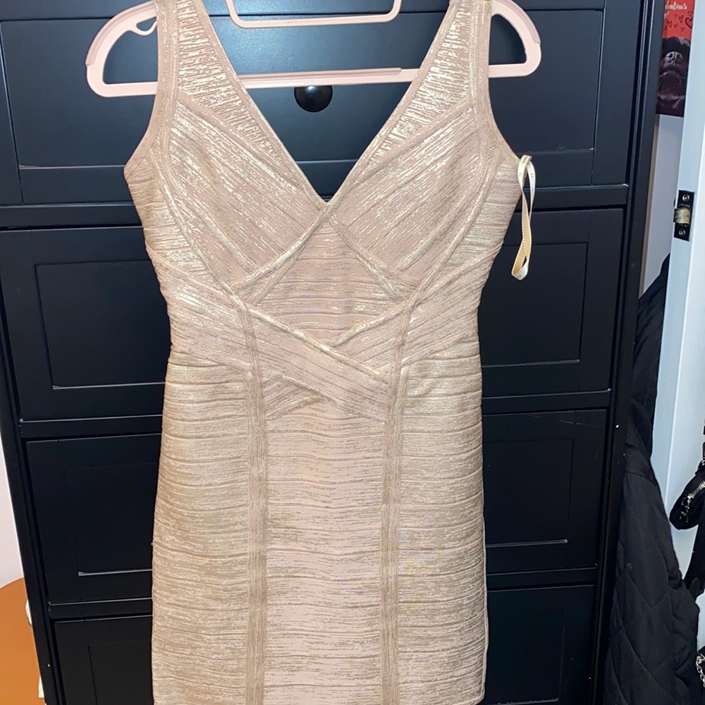 Herve Leger bandage cocktail dress